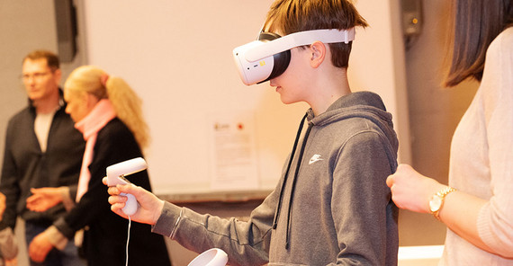 Virtual Reality beim Potsdamer Tag der Wissenschaften 2023