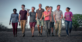 The research team in Namibia | Photo: Olwen Evans