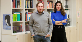 Prof. Fabian Schuppert und Janina Walkenhorst