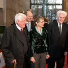 Zur Amtseinführung von Prof. Oliver Günther, Ph. D. (r.) beim Neujahrsempfang kamen alle bisherigen Präsidenten der Universität Potsdam.