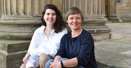 Mentoring-Team Alina Rebitzky (l.) und Nicole Körner (r.)