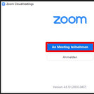 Via Zoom-Client an einem Meeting teilnehmen