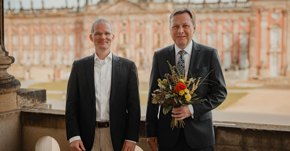 Prof. Oliver Günther, Ph.D. (rechts) und Prof. Dr. Andreas Borowski (links)