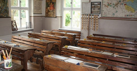 Historisches Klassenzimmer im Schulmuseum Reckahn