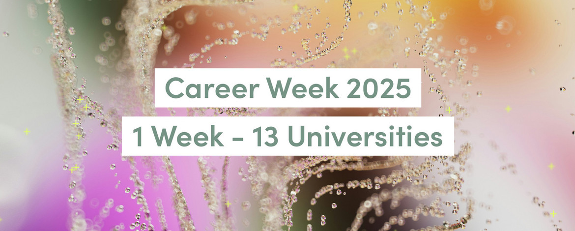 Slide mit Titel und Datum - Career Week 2025