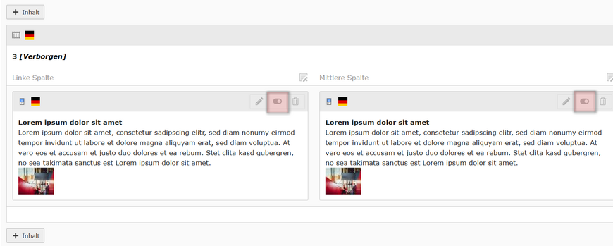 Teaser-Karte(n) im Container korrekt positionieren und aktiv schalten. Teaser-Karte(n) im Container korrekt positionieren und aktiv schalten.