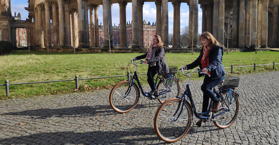 Klimafreundlich unterwegs: Die Universität fördert auch das Fahrradfahren auf und zum Campus. | Foto: Matthias Zimmermann