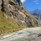 Ein verflochtener Fluss und der Ort unserer Feldübung. Ein verflochtener Fluss und der Ort unserer Feldübung.