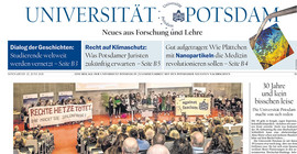 Zweimal im Jahr informiert die Universität Potsdam im Tagesspiegel und in den Potsdamer Neuesten Nachrichten über aktuelle Projekte in Forschung und Lehre | Foto: UP