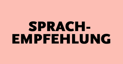 Sprachempfehlungen