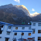 Ein Hängegletscher oberhalb unserer Unterkunft. Ein Hängegletscher oberhalb unserer Unterkunft.