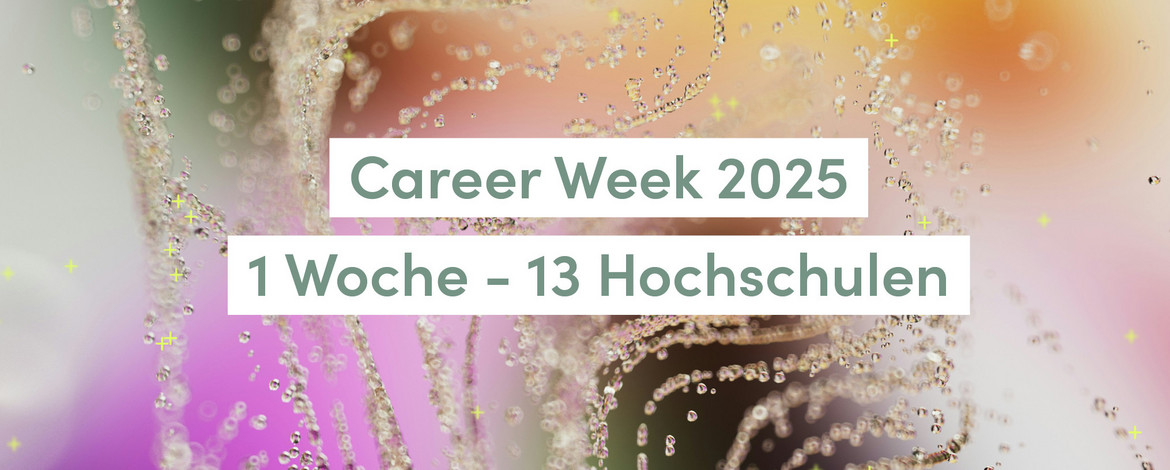 Slide mit Titel und Datum - Career Week 2025