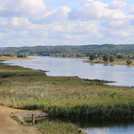 Oder floodplain with Polish and German banks