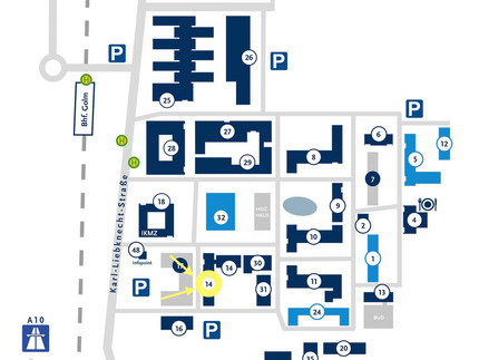 Lageplan Campus Golm
