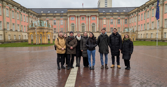 Besuch im Brandenburger Landtag