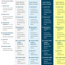 Link-Karte in der Inhaltsspalte mit fünf gleich breiten Boxen Link-Karte in der Inhaltsspalte mit fünf gleich breiten Boxen