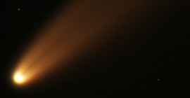 Komet C/2020 F3, aufgenommen mit Digitalkamera durch das Schmidt-Cassegrain-Teleskop mit einer Brennweite von 3910 mm bei einer Öffnung von 356 mm. | Foto: Dr. Rainer Hainich