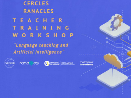 KI-generiertes Bild, links Schriftzug: CERCLES, RANACLES, Teacher Training Workshop