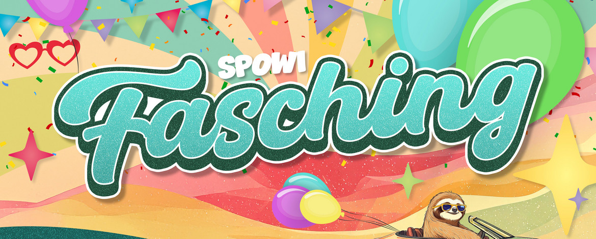 Mach dich bereit für die erste Spowi-Party des Jahres – wir feiern Fasching, wie es sich gehört! Bevor wir mit Vollgas in die Klausurenphase starten, drehen wir nochmal richtig auf! - 