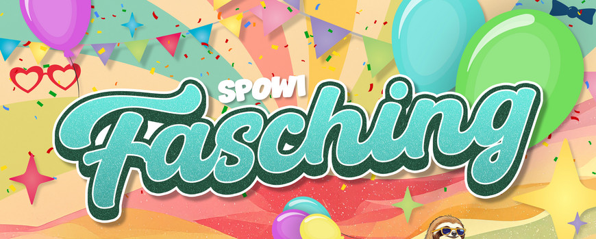 Mach dich bereit für die erste Spowi-Party des Jahres – wir feiern Fasching, wie es sich gehört! Bevor wir mit Vollgas in die Klausurenphase starten, drehen wir nochmal richtig auf!