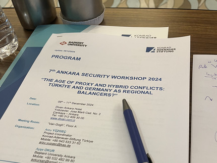 Das Programm des 7. Ankara Security Workshop