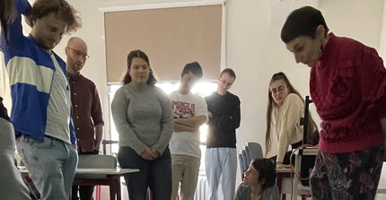 Foto: Brigitte Obermayr Miniworkshop mit Viktoria Lomasko