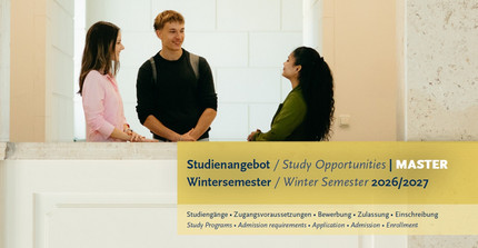 Studienangebot Master Sommersemester 2023 Coverbild