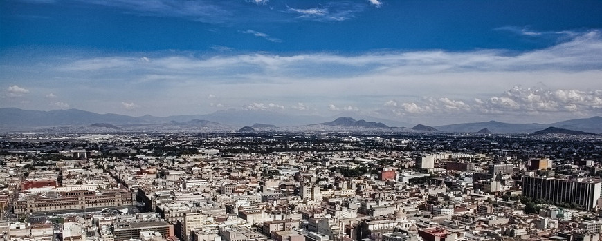 Luftaufnahme von Mexiko Stadt