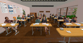 Im virtuellen Klassenzimmer