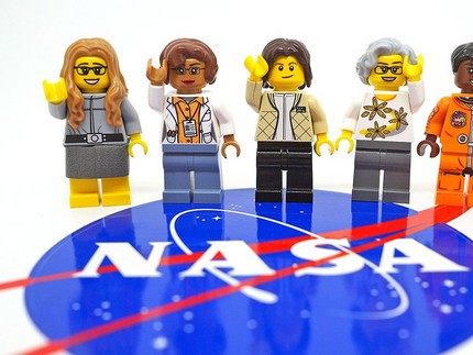 Berühmte Nasa-Astronautinnen als Lego-Figuren
