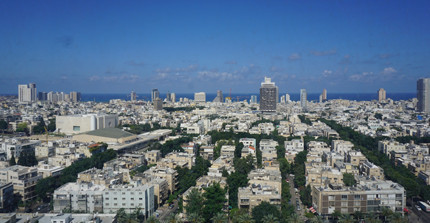 Ausblick auf Tel Aviv. Foto: Wulf Bickenbach