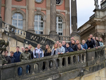 Dänische und deutsche Studierende und Lehrende am 22. Oktober 2024 bei einem Treffen an der Universität Potsdam