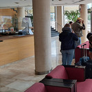 Die Lobby des Eurohotels