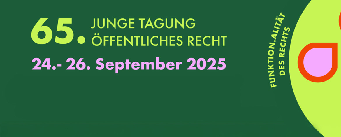 Banner 65. Junge Tagung Öffentliches Recht - 