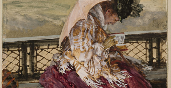 Gemälde einer Frau, die ein Buch liest