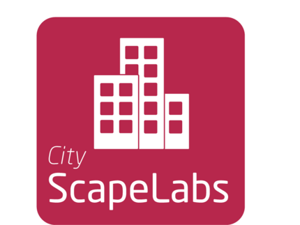 The picture shows the logo of city scapelabs (landscape laboratory of urbanized areas) 