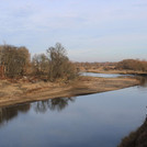 Mulde sandbar low water