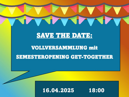 Vollversammlung und Semesterauftaktsveranstaltung 16.4.25