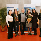 Voltaire Prize winner Prof. Dr Rosario Figari Layús (centre) with her guests and colleagues.