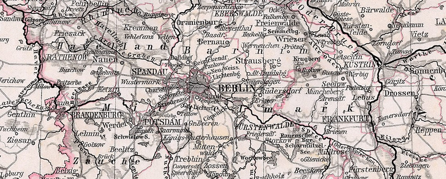 Ausschnitt Provinz Brandenburg 1905