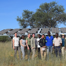 Group picture in front of TipEx rainout shelters