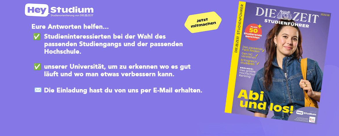 Aufruf zur Teilnahme am CHE Ranking -