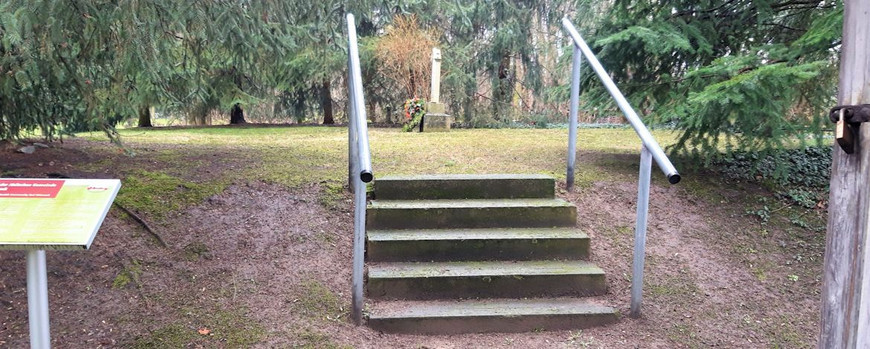 Eingangsbereich Jüdischer Friedhof in Bad Wilsnack