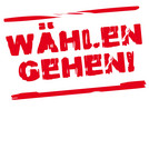 Schriftzug "Wählen Gehen"